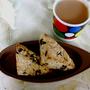 サックリ、ホロっと、蜂蜜チョコチップスコーン。（卵、お砂糖なし）