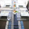 キリリ藍色♪　アメリカで和のテーブルコーディネート by モンステラさん