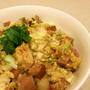 お正月の残りで卵丼