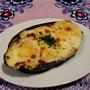 ナスの味噌チーズグラタン。