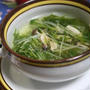 シンプル！水菜の塩スープ