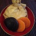 もっちり煮物がじんわり美味しい　山芋豆腐の巾着煮 by 酔いどれんぬさん