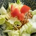 ネバネバさ〜沖縄風　納豆タコライス丼 by サリアさん