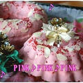 ☆クリスマスＰＩＮＫのリースケーキ☆ by らぶらぶさん