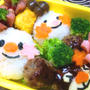 ★スノーマンとくまのお弁当★
