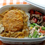 レンジでコロッケの卵とじ丼☆弁当