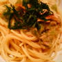 緑のトマトとツナのパスタ