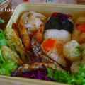きのこと根菜のおこわ・・・おにぎり弁当 by Mayu*さん