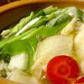 雉スープで京野菜鍋 by 油売りエマさん