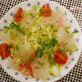 春キャベツと鯛のネギ塩カルパッチョ by lakichiさん