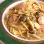 黄金のトマトクリームパスタ