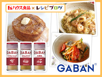 GABANのミックススパイス「シナモンシュガー・ガラムマサラ・五香粉」で簡単レシピを世界の味に！