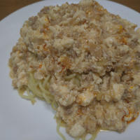 白い塩麻婆焼きそば