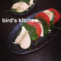 トマトと豆腐のカプレーゼ