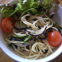ツナとひじきのスパゲティサラダ♪
