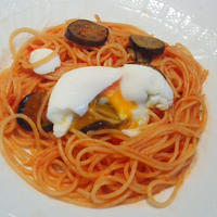 早やゆでパスタレシピ　ナポリナーラ
