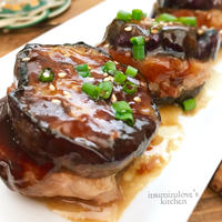 茄子の挟み焼き〜コッテリオイマヨ