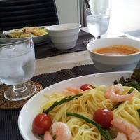 初！！つけパスタ。