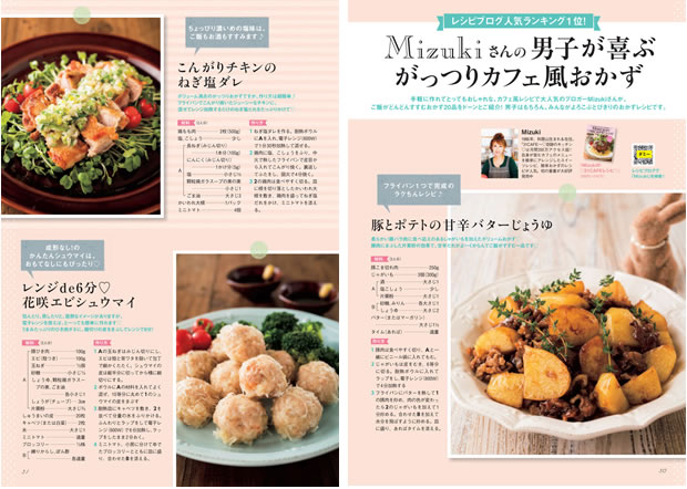 見どころ4:Mizukiさんの男子が喜ぶ！がっつりカフェおかず